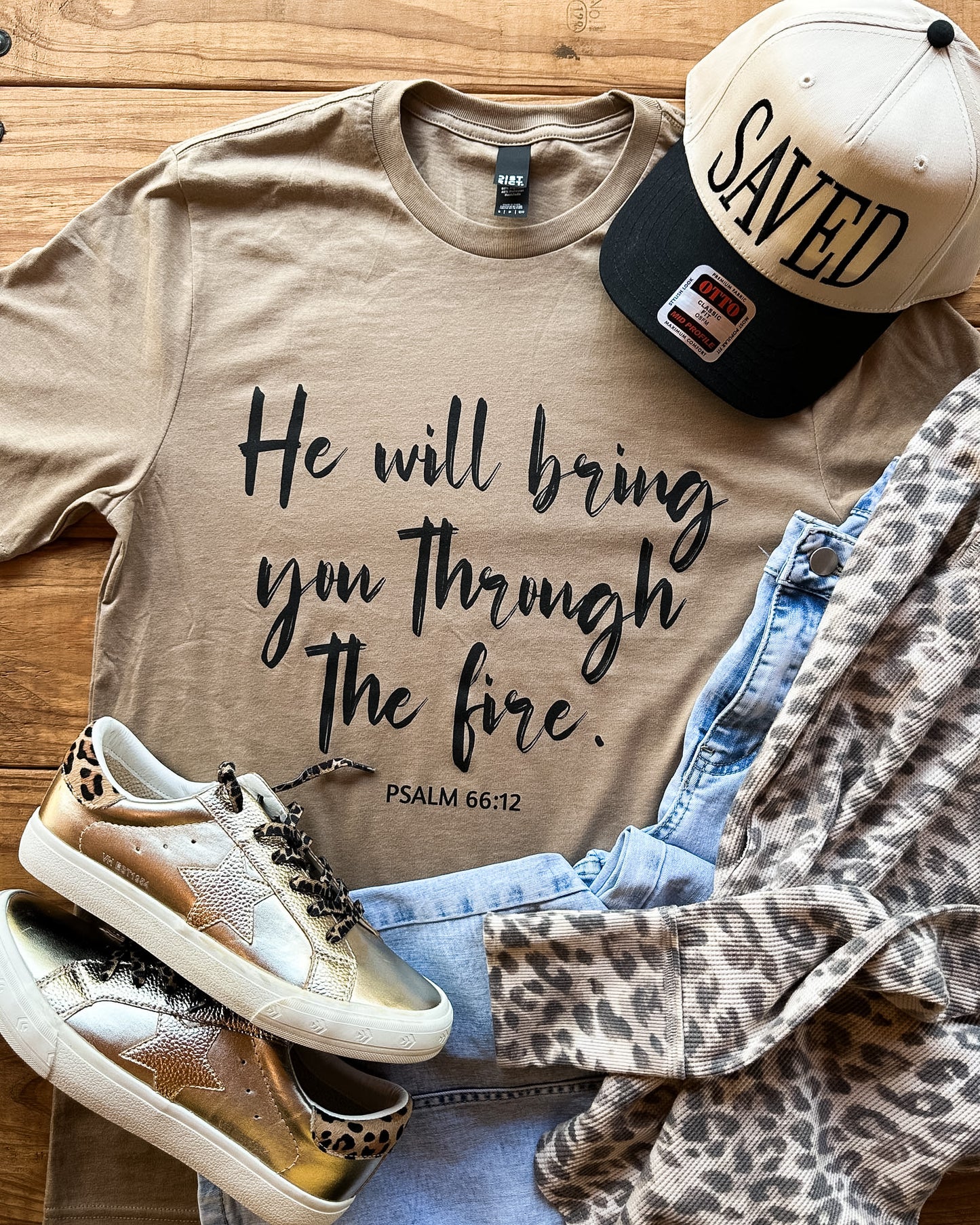 He Will Bring You Through The Fire Tee | Faith Shirt