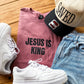 Jesus Is King Tee | Christian Graphic Shirt | Faith Statement Tee