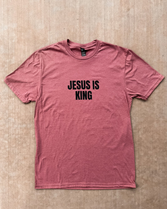 Jesus Is King Tee | Christian Graphic Shirt | Faith Statement Tee