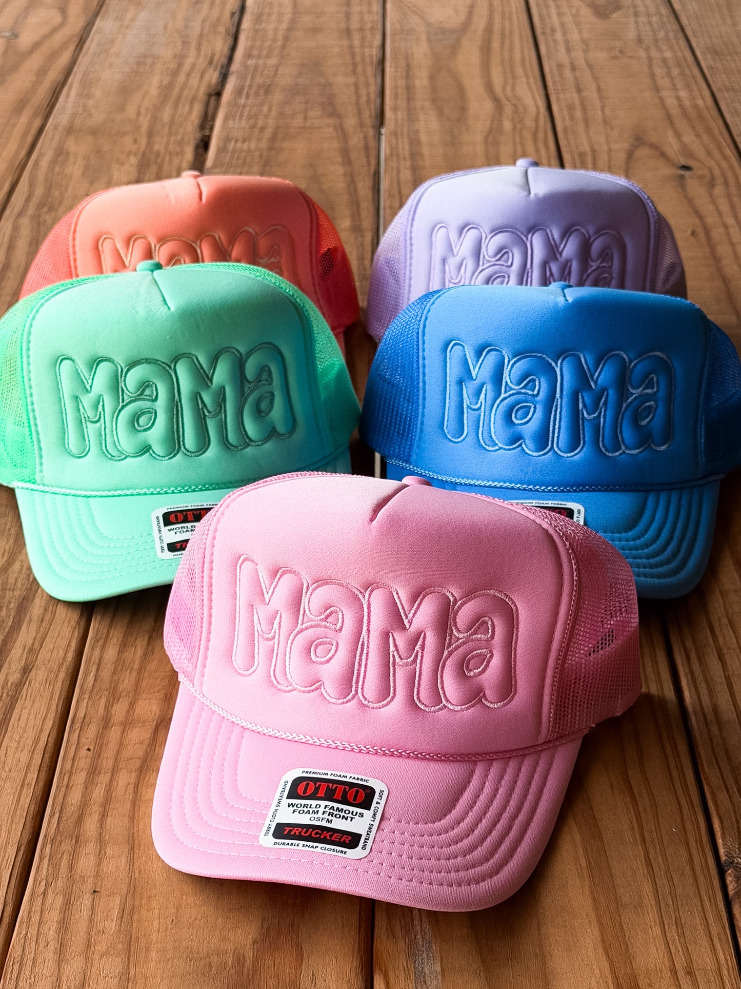 Mama Puff Embroidered Foam Trucker Hat