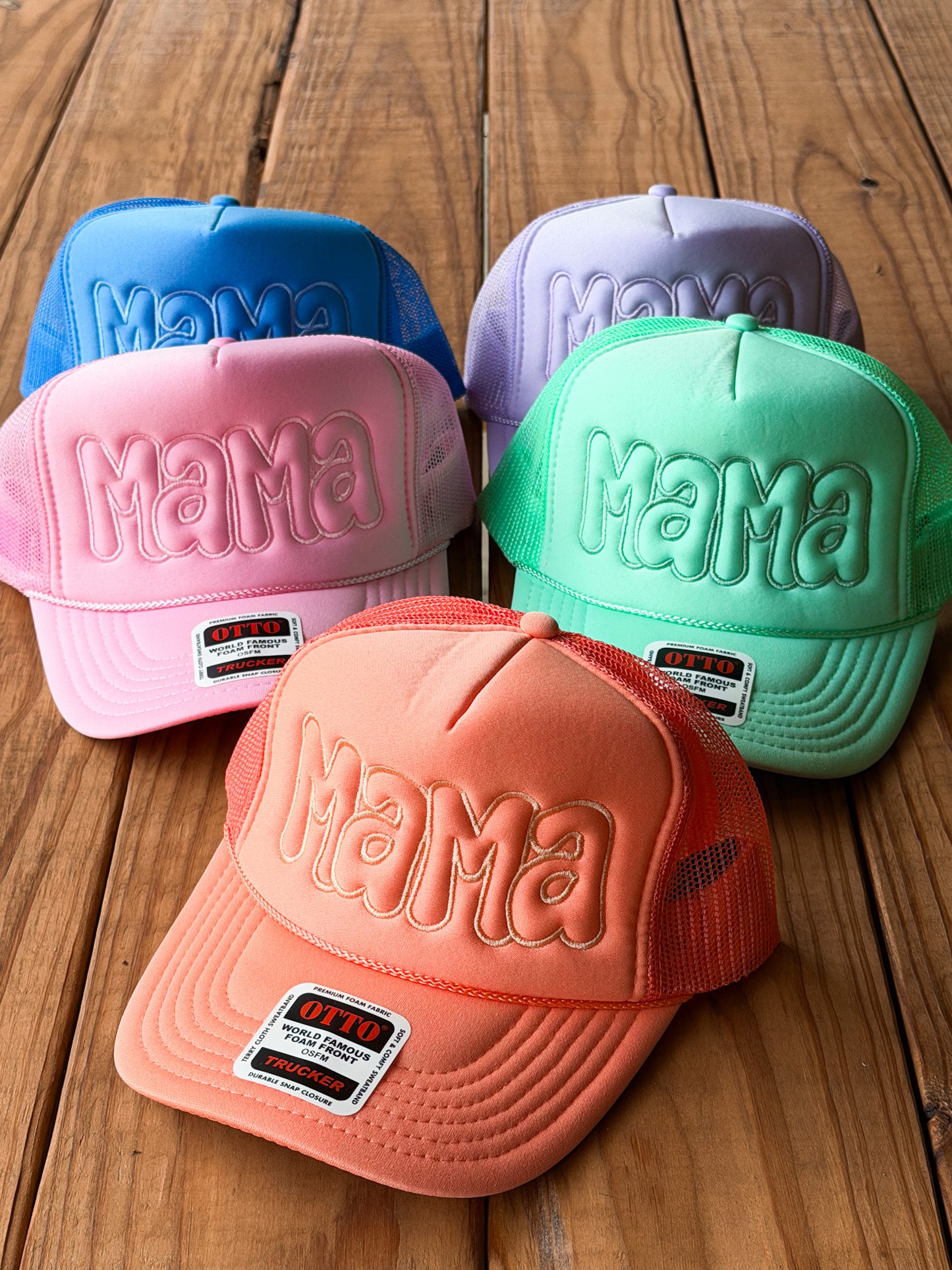 Mama Puff Embroidered Foam Trucker Hat