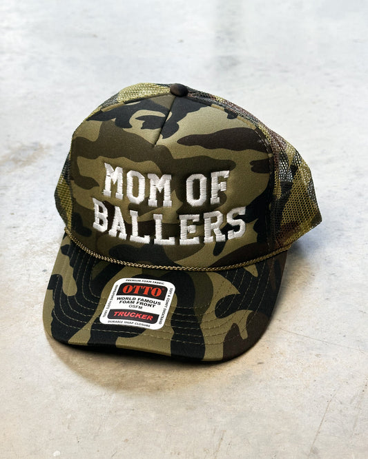 Mom of Ballers Camo Hat