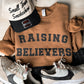 Raising Believers Sweatshirt | Christian Mom Crewneck