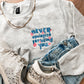 Never Apologize For Being You Embroidered Sweatshirt