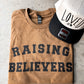 Raising Believers Tee | Christian Mom Shirt | Faith Family Graphic Tee